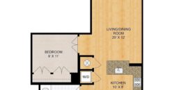 1BR, 1BA with Courtyard View & Unbeatable Metro Access – 4101 Albemarle St NW #306